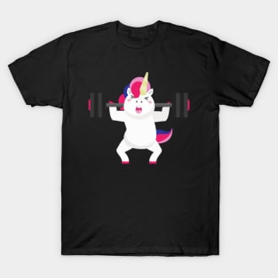 Weightlifting Unicorn- T-Shirt